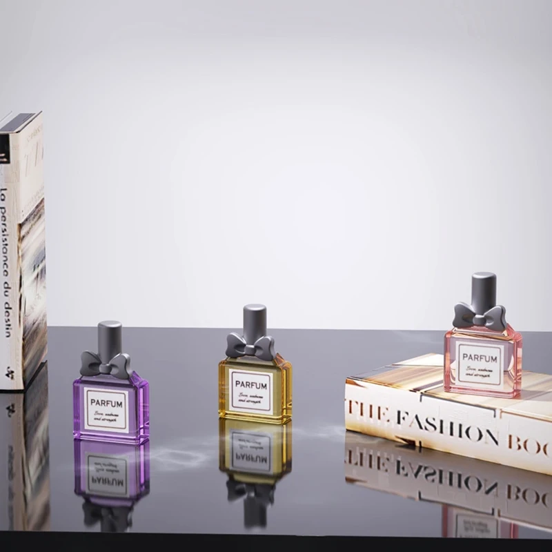 1 Juego de pintalabios cosmético en miniatura para casa de muñecas 1:12, polvo prensado, brocha de maquillaje para Perfume, modelo de escena de maquillaje para muñeca. Accesorios de decoración