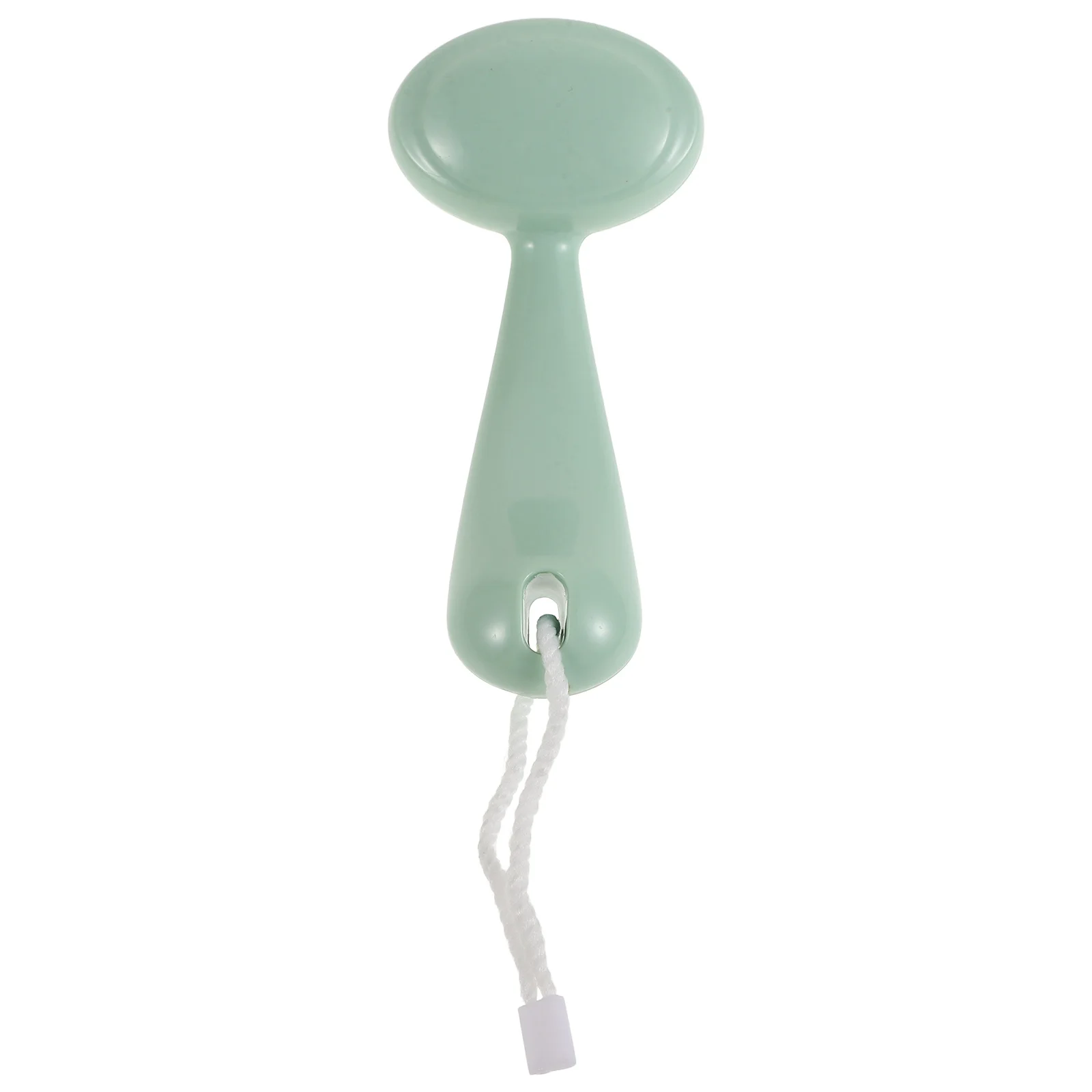 Gezichtsexfoliatorborstel Lange steel Lichtgroen Diepe reiniging Mee-eter verwijderen Gezichtsscrubber Zacht materiaal Make-up verwijderaar