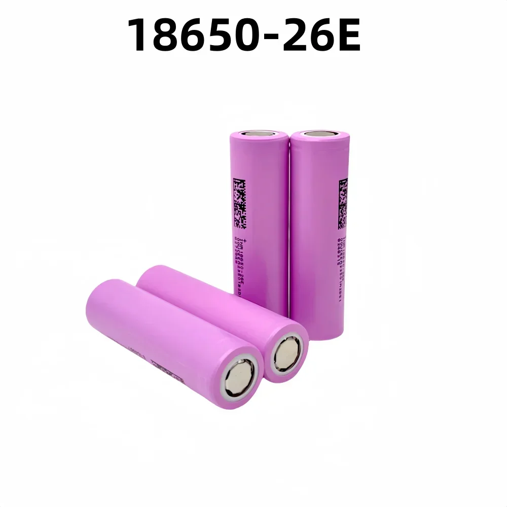 18650 26E 3.7V 3000mAh rechargeable lithium battery, refer to flashlight, laser pointer, remote control, electronic toys