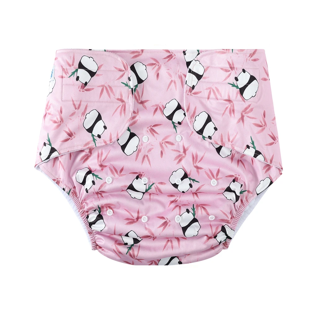 Adult Cloth Diapers (10 Pieces A lot)Washable Microleece Pocket Adult Cloth Nappy + (4) Layers Audlt Microfiber Inserts Liners