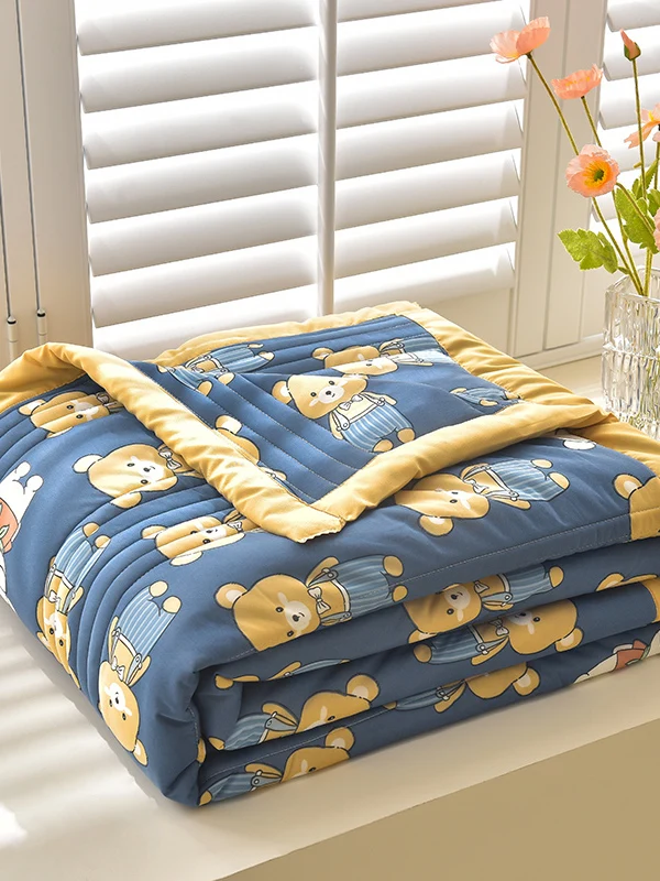 High-End Lightweight JK Summer Cooling Quilt Thin Sensation for Children Kindergarten Students Summer Air Conditioning Quilt