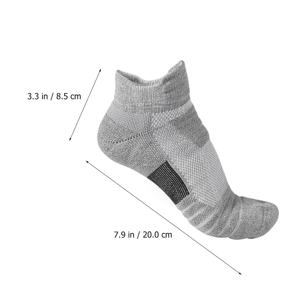 

2Pairs Sports Socks Moisture Absorbent Lightweight Running Socks for Spring Summer Outdoor Walking Hiking