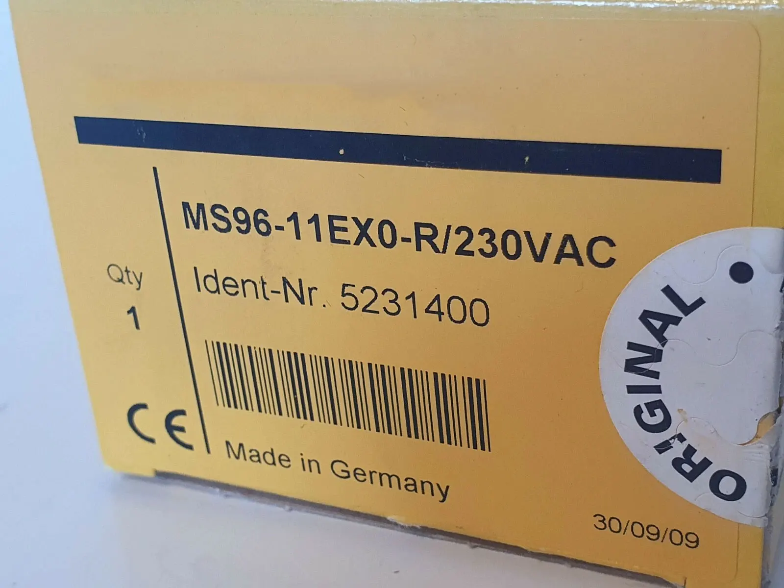 100% New and Original MS96-11EX0-R/24VDC 5231407 MS96-11EX0-R/230VAC 5231400 FedEx /UPS / DHL fast delivery Warranty One-year