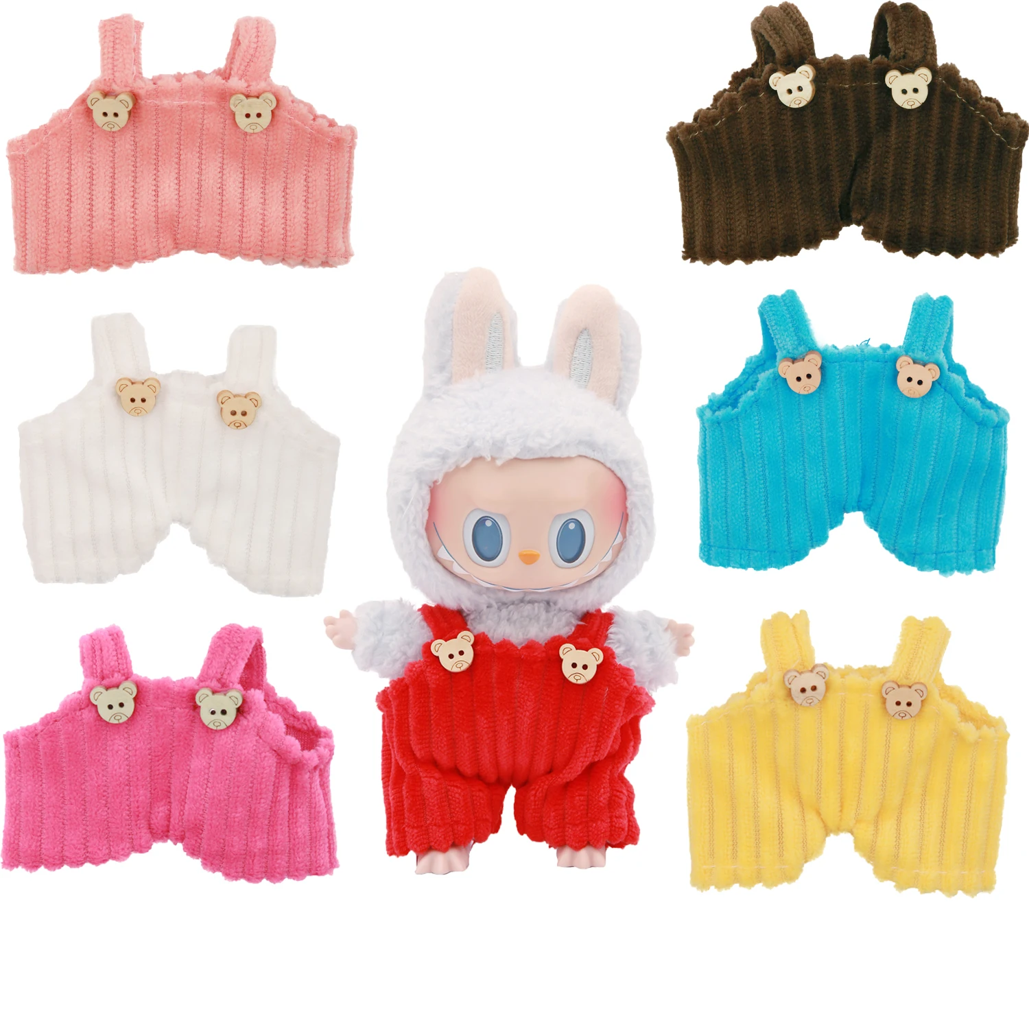 For 15-17cm Labubu Multi-style Clothes Accessories Diy Clothes Gift