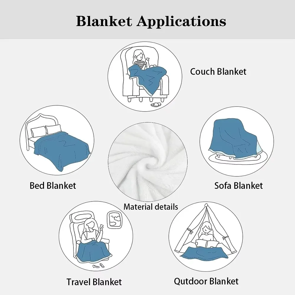 Game A-Agent 47 Hitman Blanket Warm And Soft Suitable For Bedroom Living Room Sofa Bed Office Travel Camping view 5