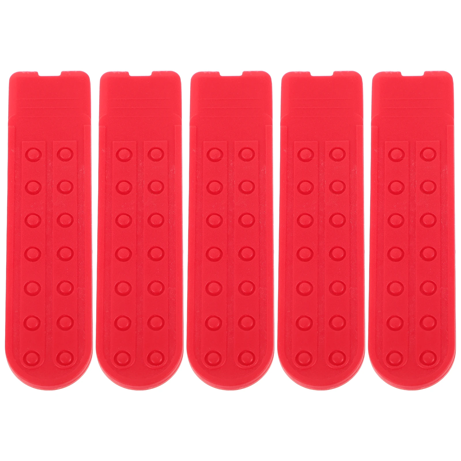 

5 Sets Hat Buckle Adjustable Straps 7 Holes Snapback Extender Plastic Cap Supplies Replaceable Portable Hat Strap