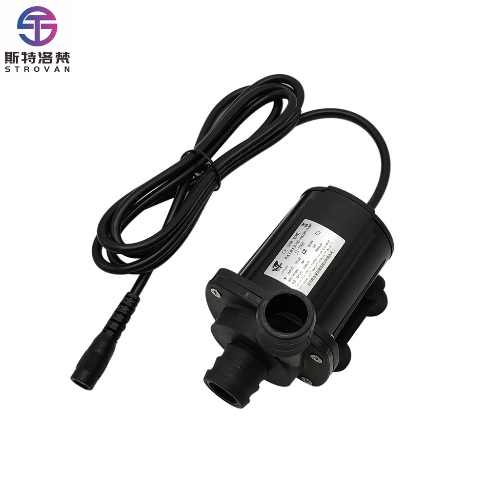 JT-1000BT 12V 24V 17m High Lift Inverter Water Pump, Three Phase Brushless Submersible DC Pump 1200L/H