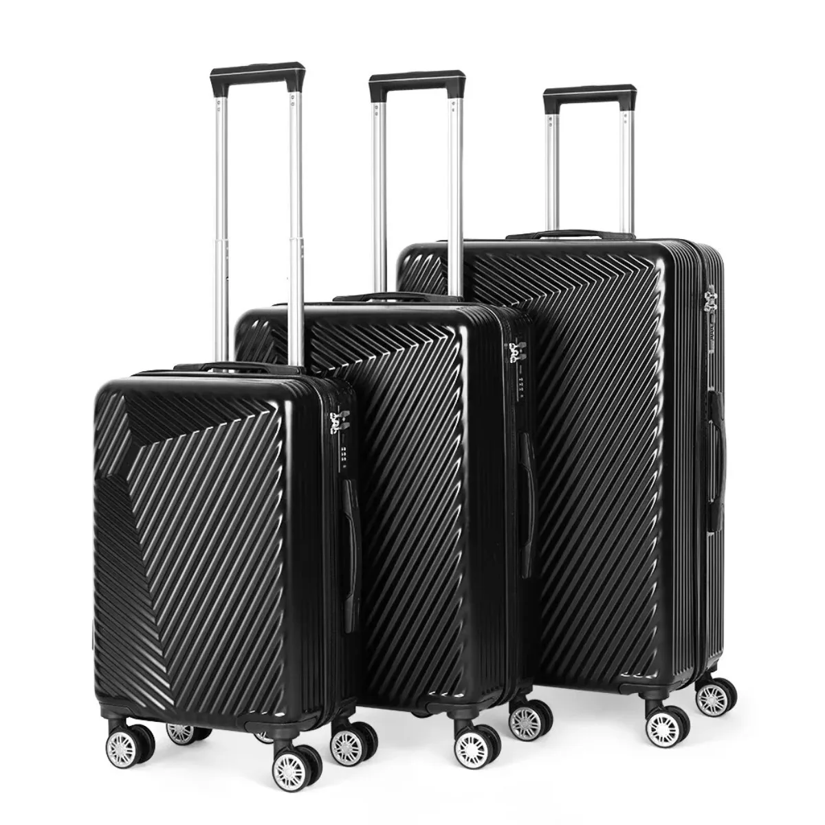 Luggage Suitcase 3-piece travel bag with roller hard edge Travel bag 20/24/28