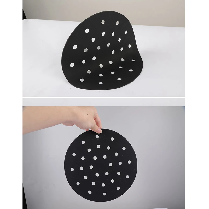 9 Inch Round Reusable Silicone Air Fryer Liners Non-Stick For Ninja Gourmia Power XL Nuwave Air Fryer Accessories