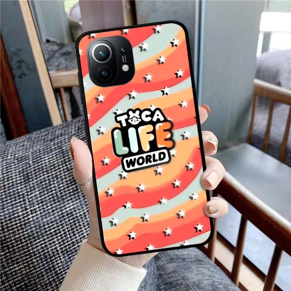 Funda de teléfono Toca Boca Toca Life World para Xiaomi Mi 5X 8 9 10 11 12 lite pro 10T PocoX3pro PocoM3 Note 10 pro lite