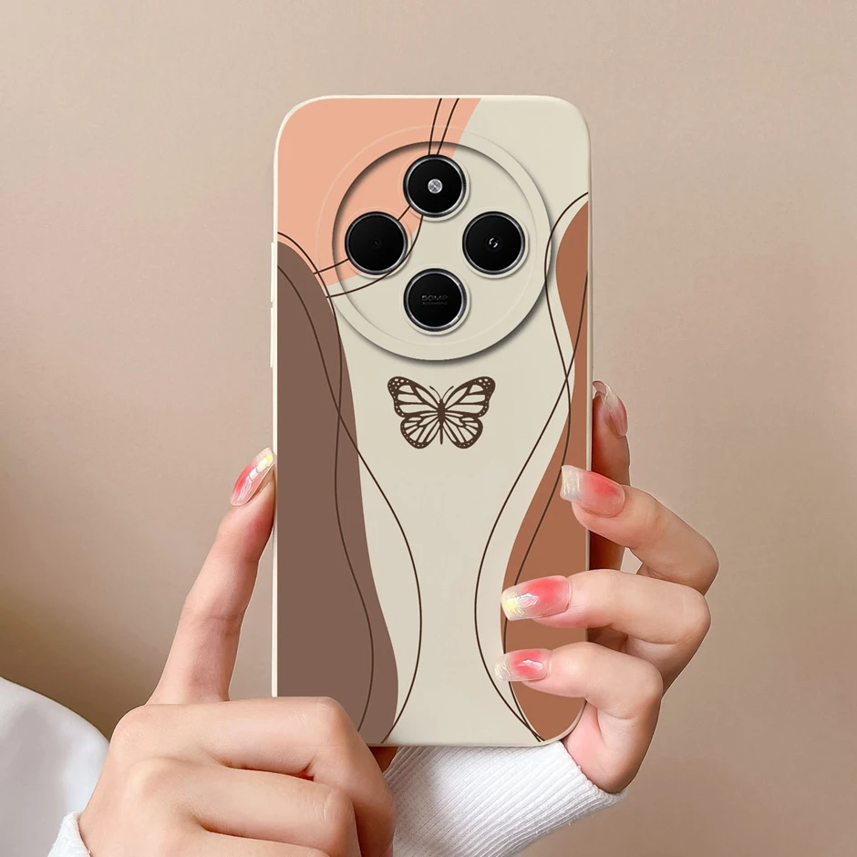 Phone Case For Xiaomi Redmi 14C Pretty Sweet Girls Silicone Soft TPU Protective Phone Cover For Redmi14C Ultrathin Fundas Bumper