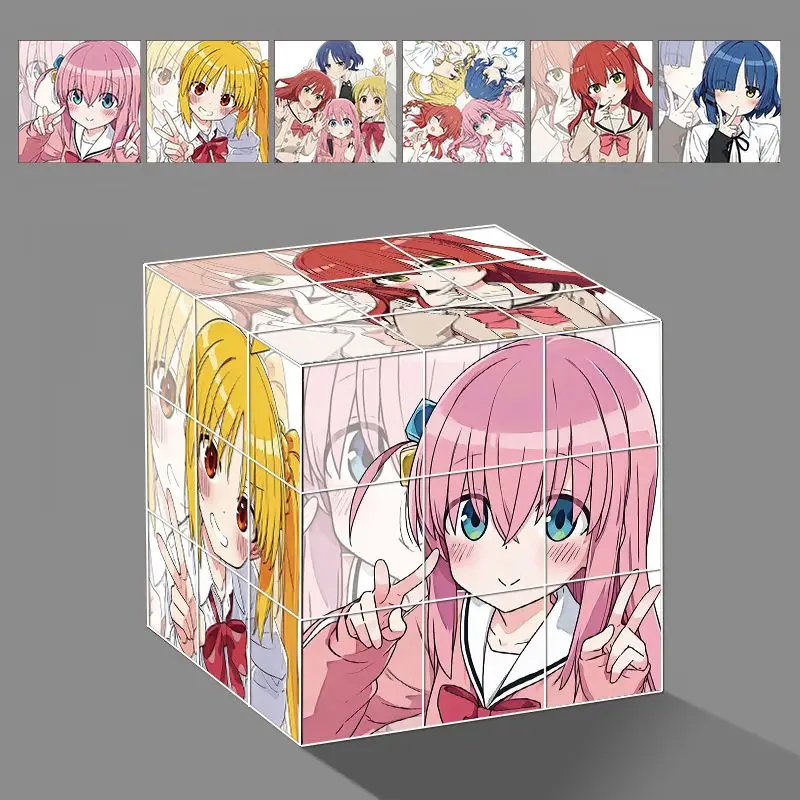 أنيمي بوتشي ذا روك! Gotoh Hitori Yamada Ryo Unzip الطلب الثالث لغز مكعب روبيك لغز الأصالة الأطفال هدية عيد ميلاد