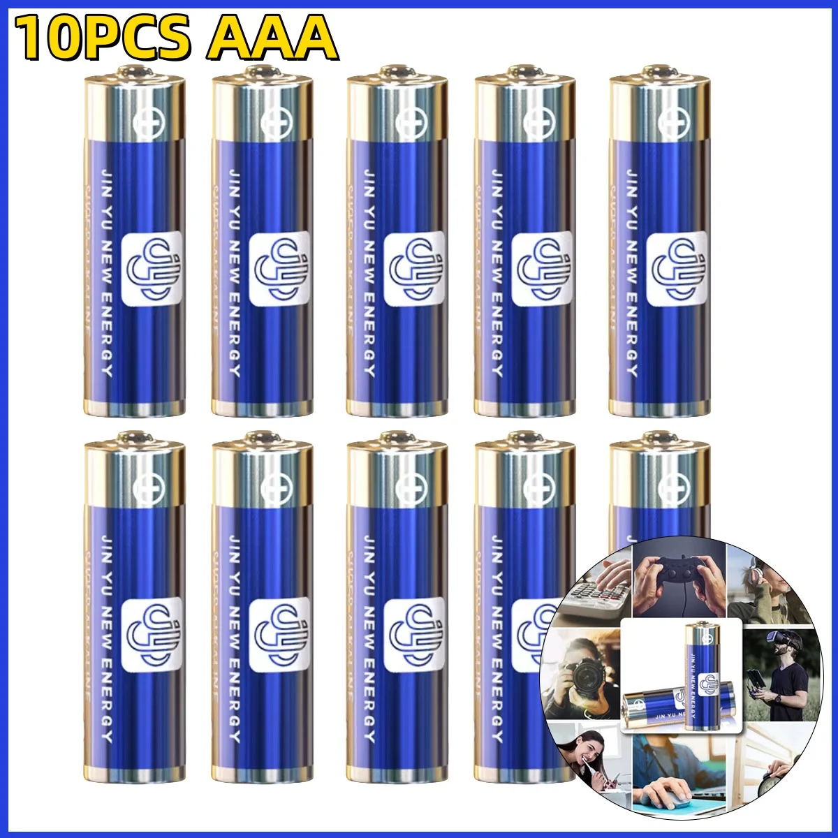 

10PCS Premium Grade AAA Dry Battery Disposable Battery1.5v Alkaline triple A Batteries for camera calculator clock mouse remote