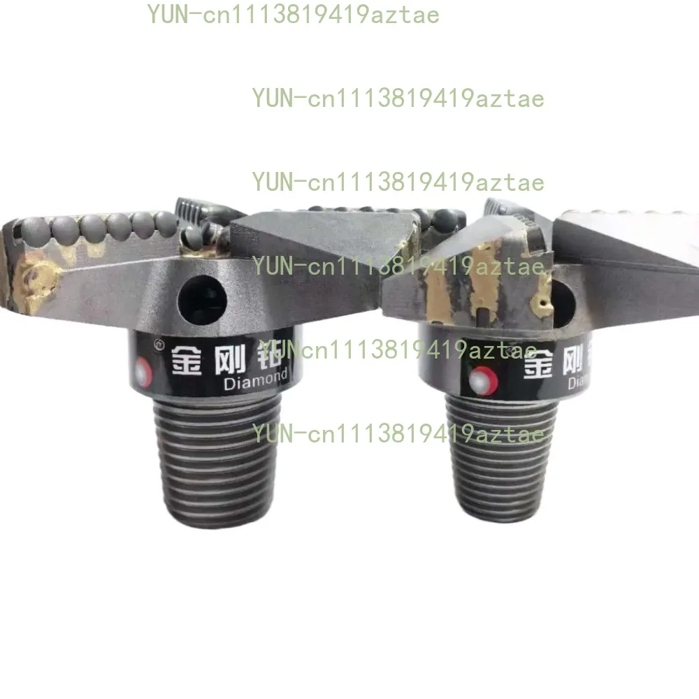 Diamond Composite Bit Three-Flute Drill Bit for Geological Exploration and Water Well Drilling 76/89mm Drill Pipe Specification