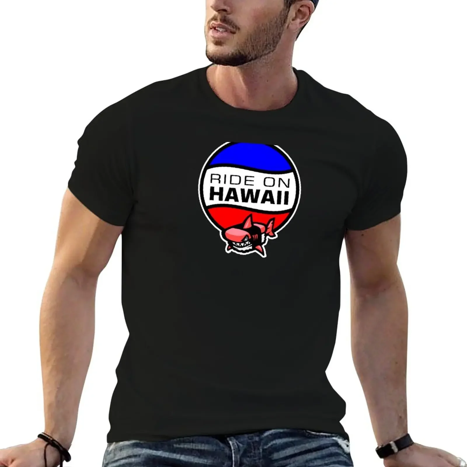 

Shark Musubi - Ride On Hawaii T-Shirt graphic t shirt vintage vintage cotton graphic tees football t shirt men workout shirt