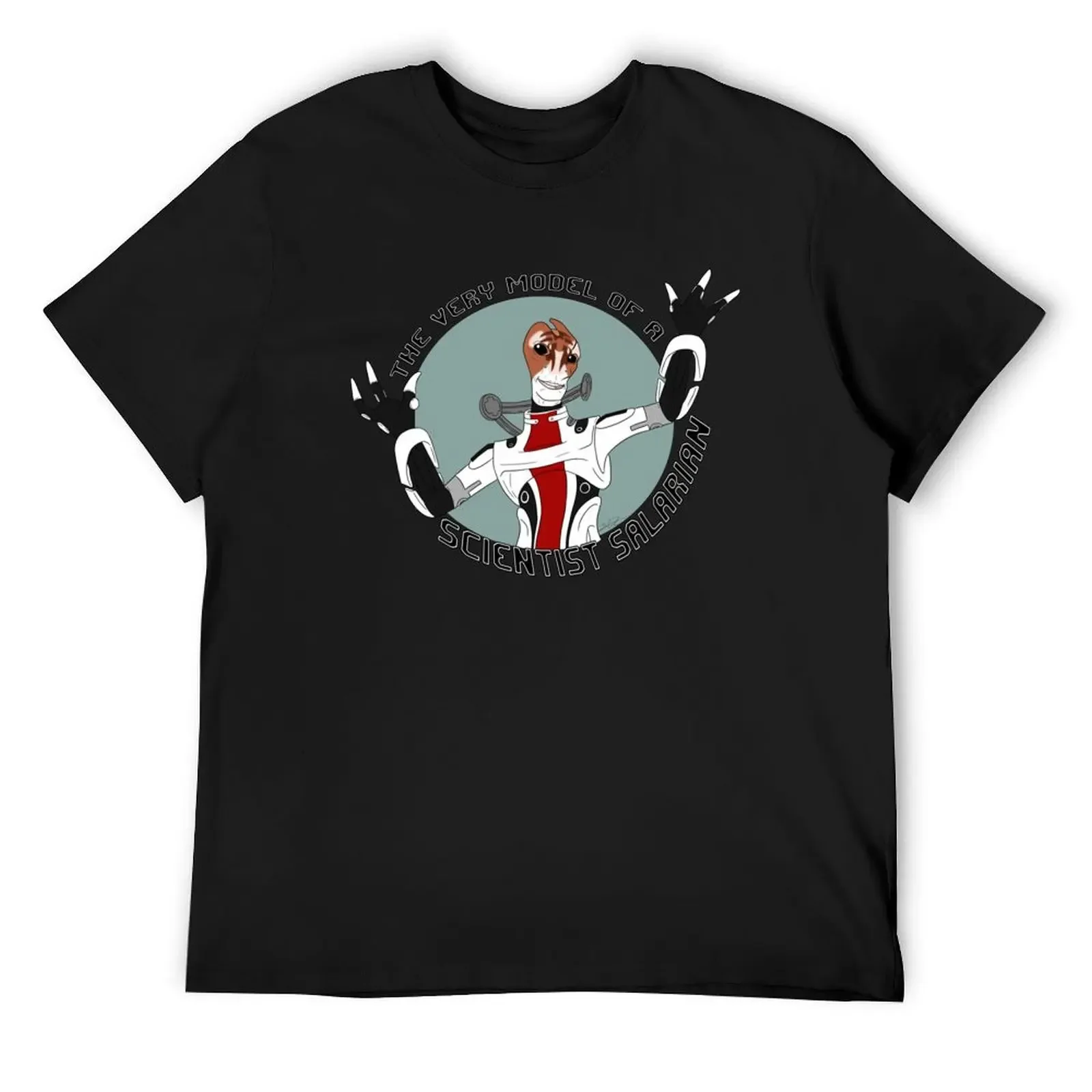 

Scientist Salarian T-Shirt funny meme t-shirts clothes blue archive mens t shirt graphic