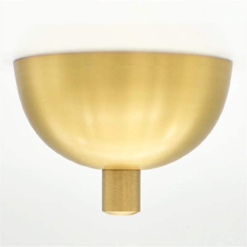 سميكة النحاس لوحة السقف 100% النحاس الثريا السقف ارتفع الشمال ما بعد الحديثة واحدة رئيس ثابت القرص معلقة المظلة #2