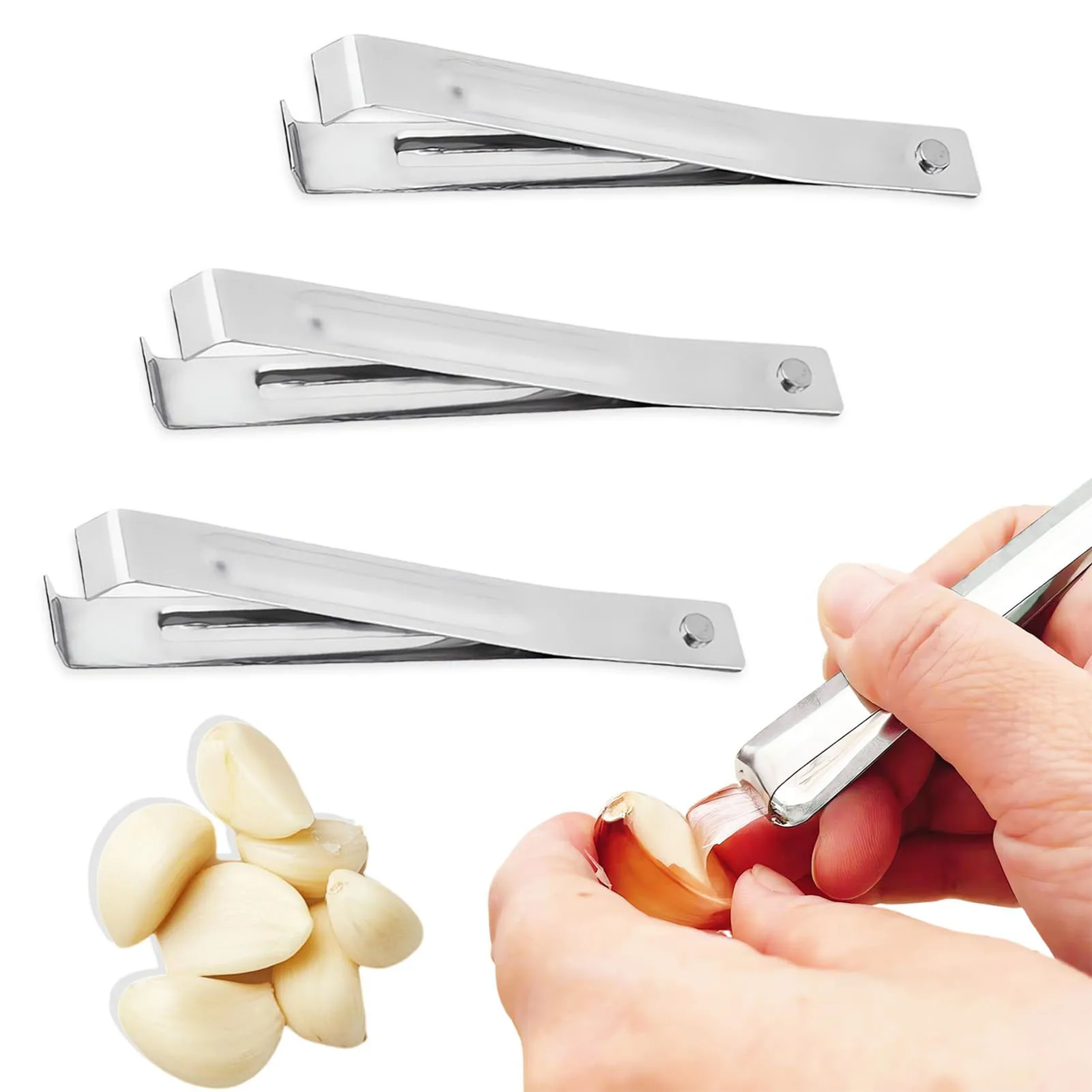 Handheld Garlic Peeling Tool Avoid Garlic Smell on Your Hands for Housewife Cooking Gastronome Use