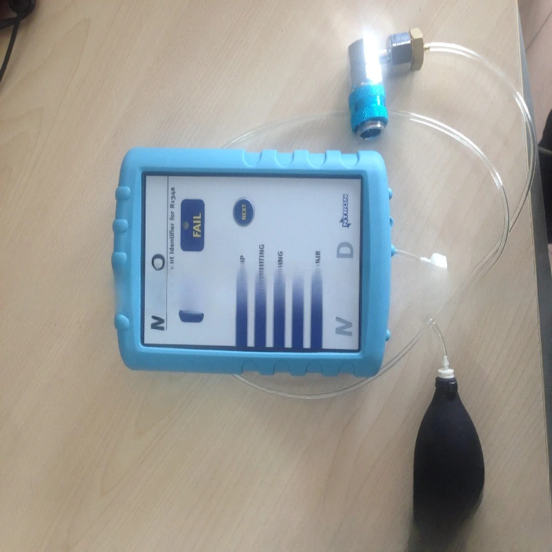 

Refrigerant discriminator, refrigerant detector, refrigerant discriminator, Freon identification detector