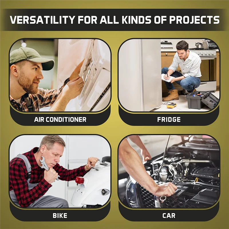 Abmr-medidor de passo de rosca, porca e verificador de rosca de parafuso- 26 medidores identificadores de rosca macho/fêmea