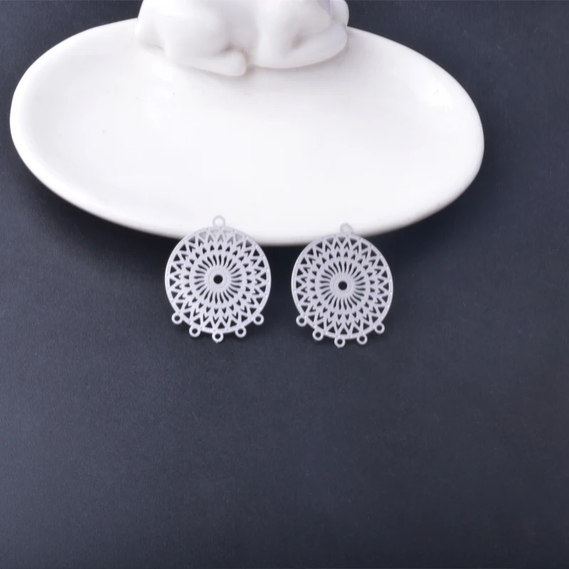 10 Stück Filigran-Schmuckverbinder aus Edelstahl, geometrischer Wassertropfen-Ohranhänger, DIY-Schmuck-Ohrring-Zubehör – Detail 13