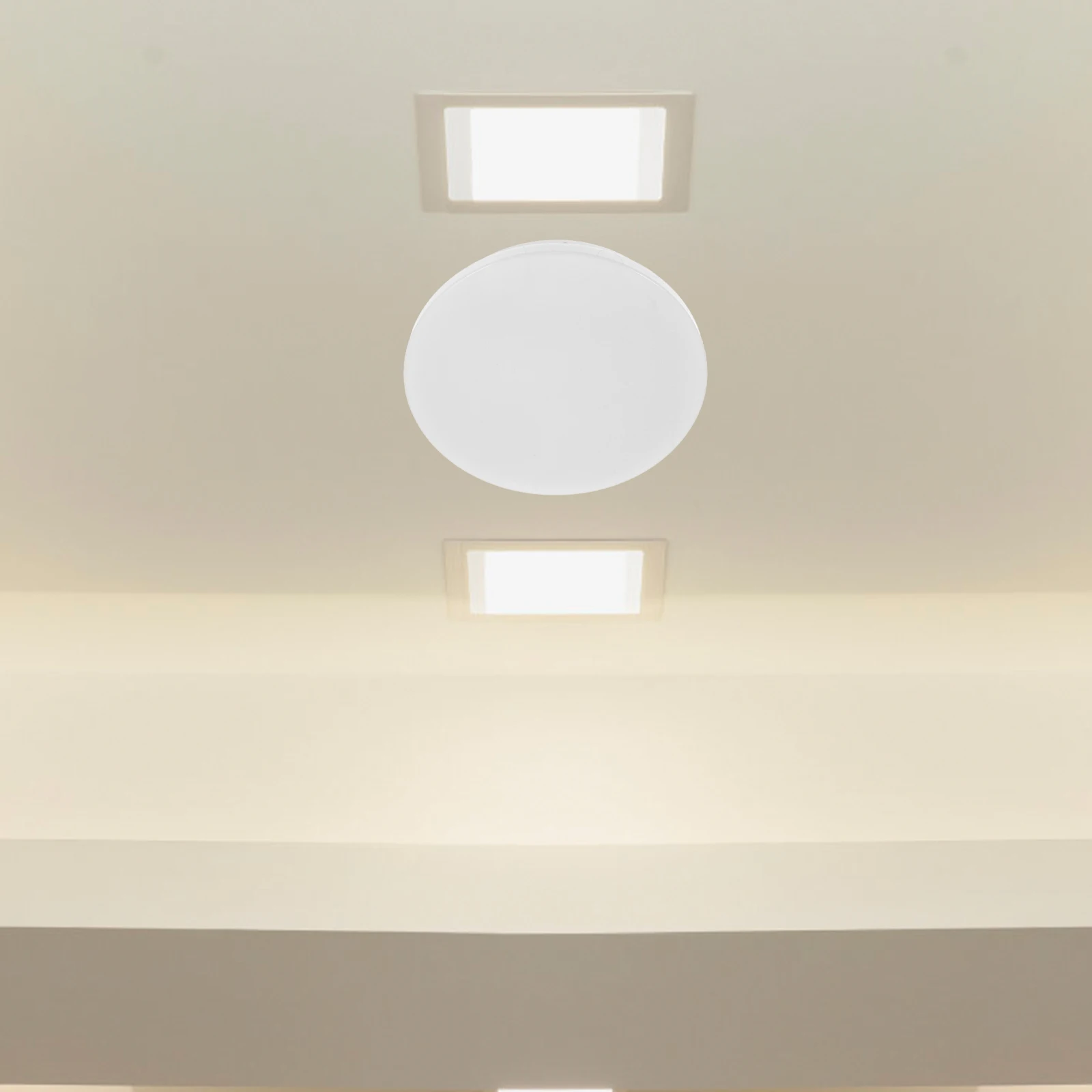 

Ultra Thin White Lamp Chassis Accessories PC Material Anti Glare Light Fixture Cover Floor Lamp Shade Replacement for Bedroom