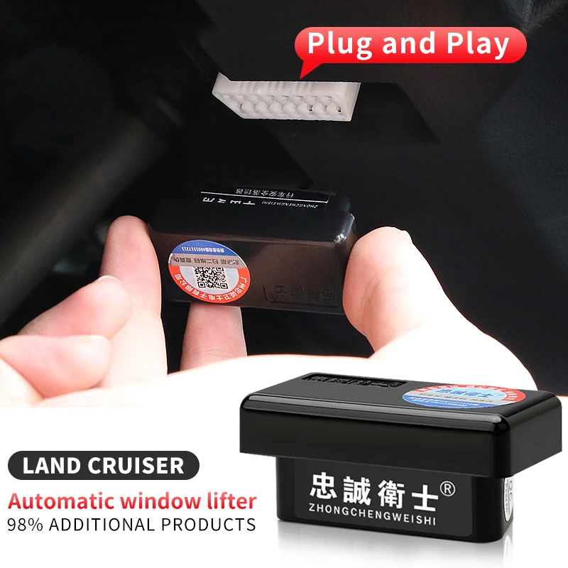 OBD Data Module Accessories For Toyota Land Cruiser 200 LC200 FJ200 Window Lifting Rearview Mirror Folding Automatically Unlock