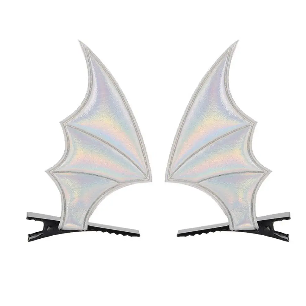 3 pairs Gift Bat Wings Shape Halloween Hairpins Gothic Costume Punk Hair Clip Head Decor Bat Hair Clips Haunted House Party