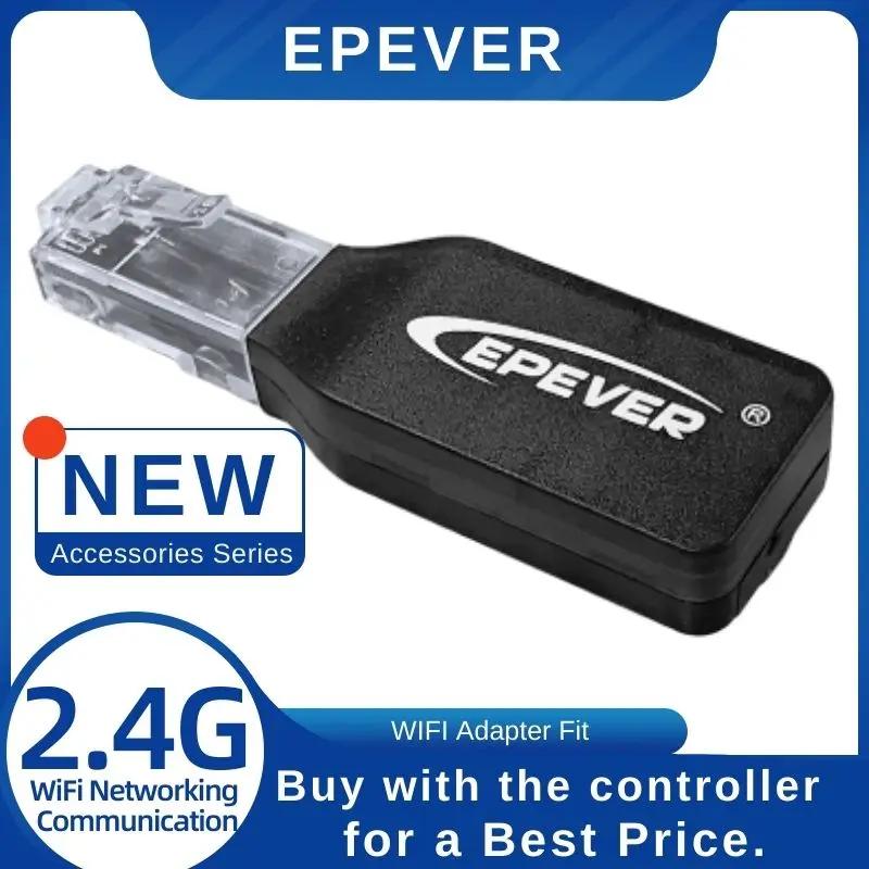 WiFi Adapter BLE Adapter for EPEVER Solar Charge Controller WiFi 2.4G RJ45 D Bluetooth Monitor via Phone App 