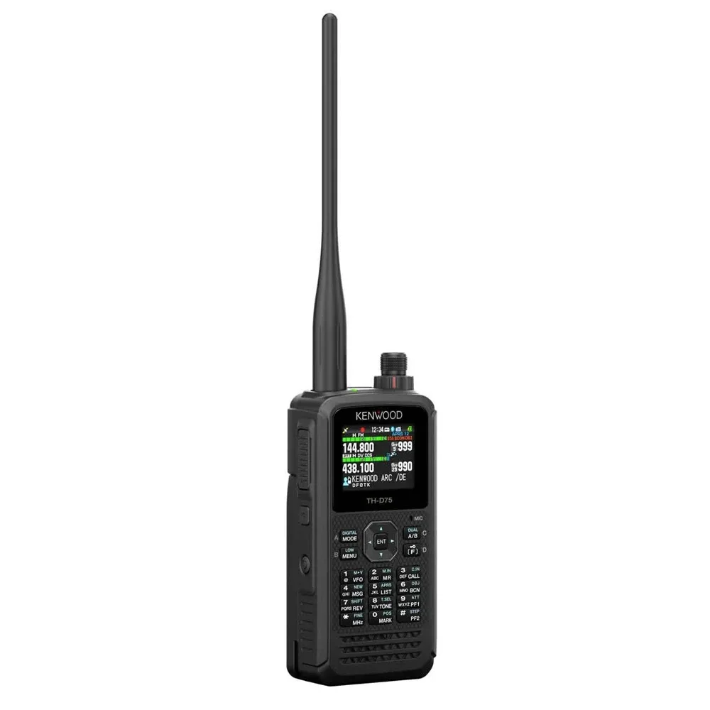 TH-D75A D-Star Kenwood มือถือวิทยุ Walkie Talkie สมัครเล่น VHF/UHF Transceiver Tri-Band Two Way วิทยุ