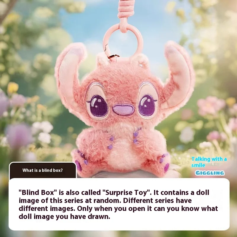 

Горячий Miniso Stitch, креативный аниме, тот же мультфильм, ручная работа, стежка, настроение, серия, мобильная веревка, плюшевая глухая коробка, подарок на день рождения, коллекция