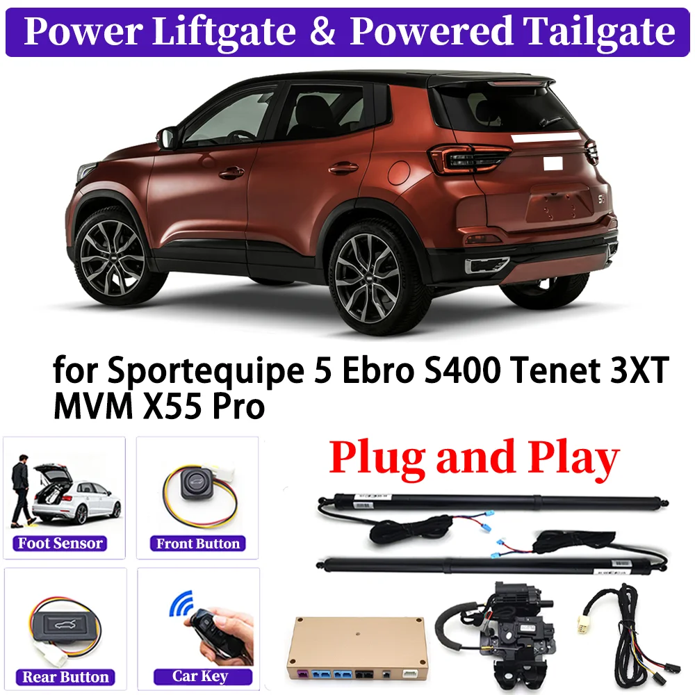 for Sportequipe 5 Ebro S400 Tenet 3XT MVM X55 Pro Upgrade Car Automatic Power Liftgate Kit Smart Auto Electric Tailgate System