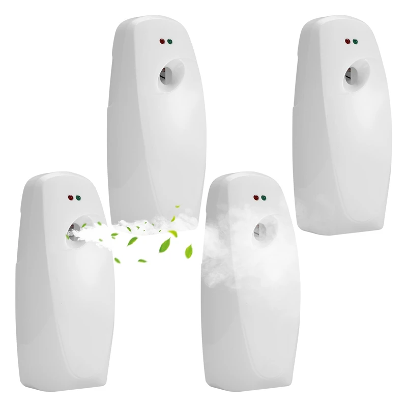 4 Pcs Automatic Air Freshener Sprays Dispenser Wall Mounted Automatic Sprays Air Freshener Sprays For Bathroom