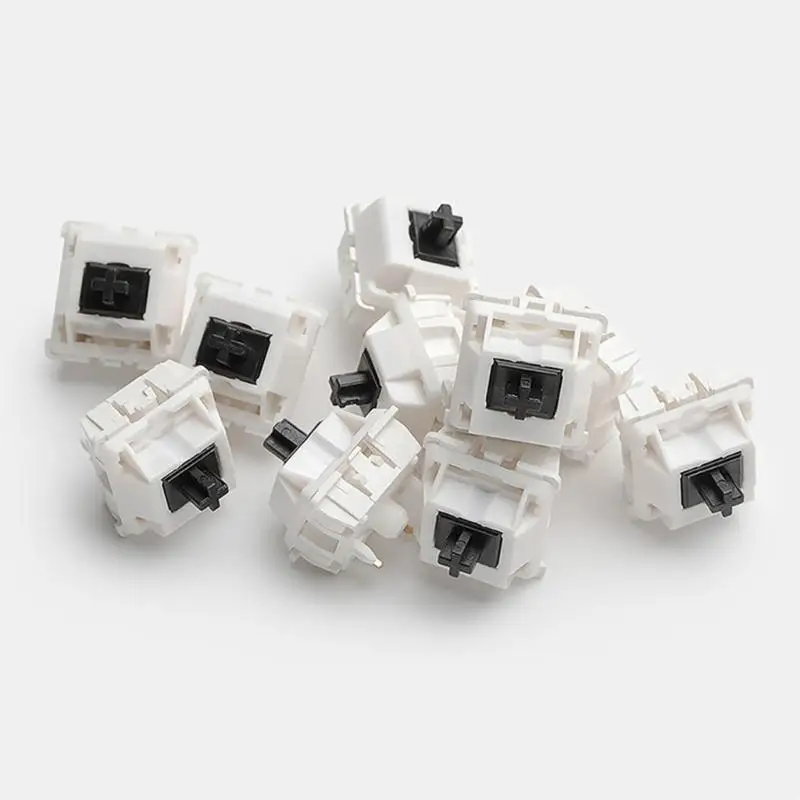 

652F Everglide EG Dark Jade / Switch 4pin 5pin RGB Linear 50g Force Mx Clone Switch for Mechanical Keyboard 50m