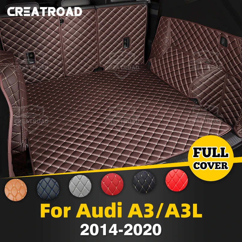 

CREATROAD For Audi A3/A3L sportback MK3 2014-2020 2019 2018 Auto Full Coverage Trunk Mat Car Cargo Liner Interior Accessories