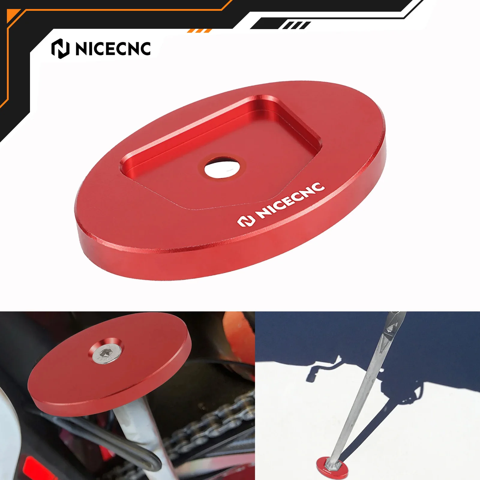 

NICECNC For Beta XTRAINER 300 RR300 RR250 RR125 RR200 RACING RR-S350 RR-S390 RR-S430 RR-S500 2020-2024 Kickstand Extension Plate