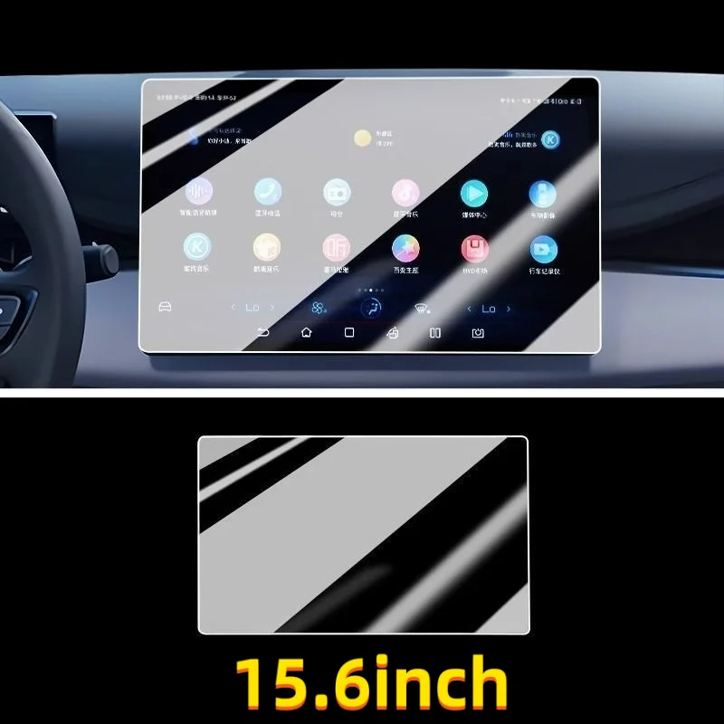 For 25 models of BYD Han DM-i Smart Driving Edition center console display full glass tempered high-definition anti-scratch film