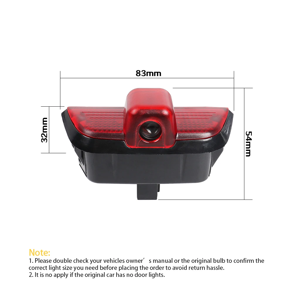 LED Car Door Interior Welcome Warning Light For Mercedes Benz W204 C Class C200 C300 C280 C260 2008 - 2013 2009 2010 2011 2012