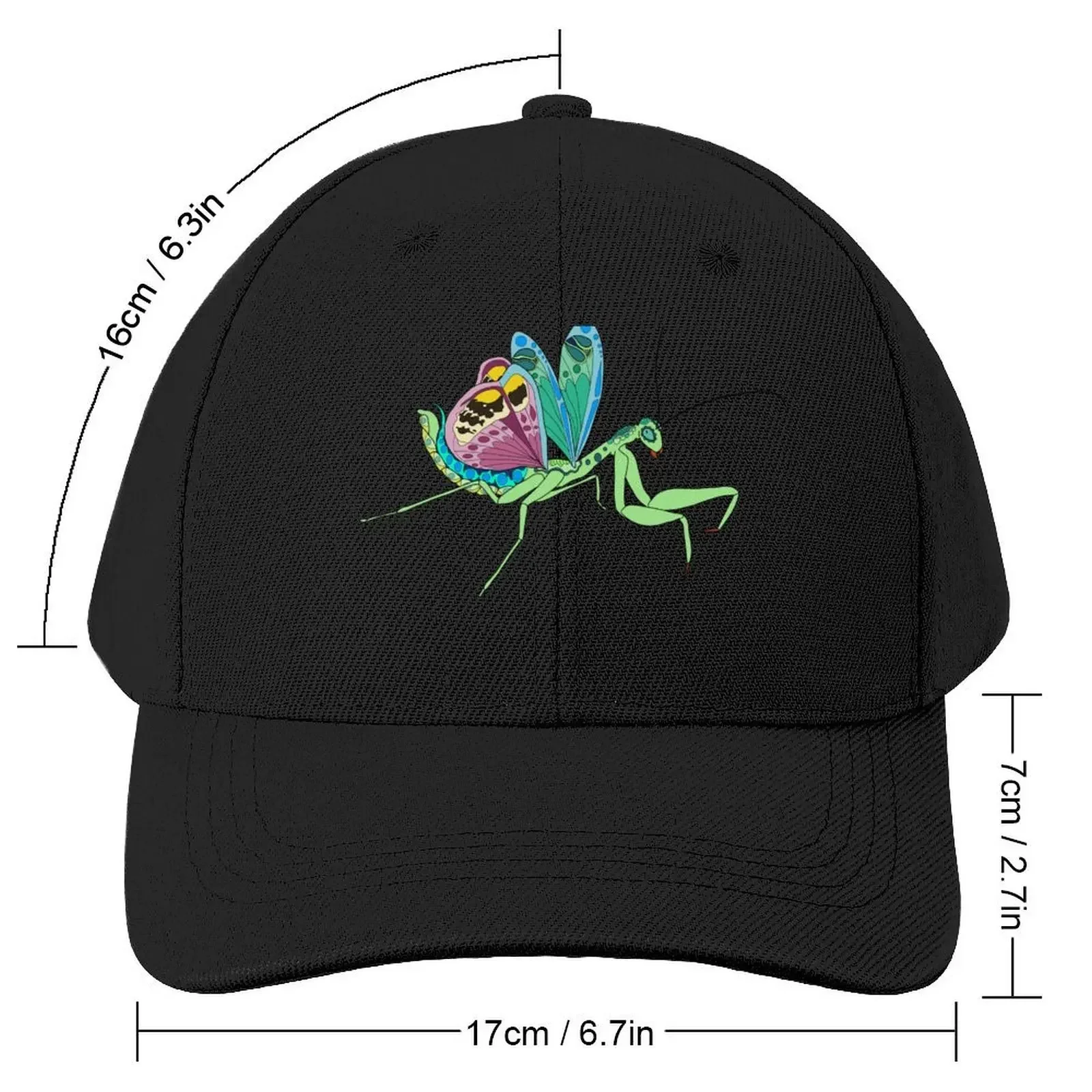 Praying mantis Baseball Cap Fashion Beach tea Hat Golf Caps Women Men's