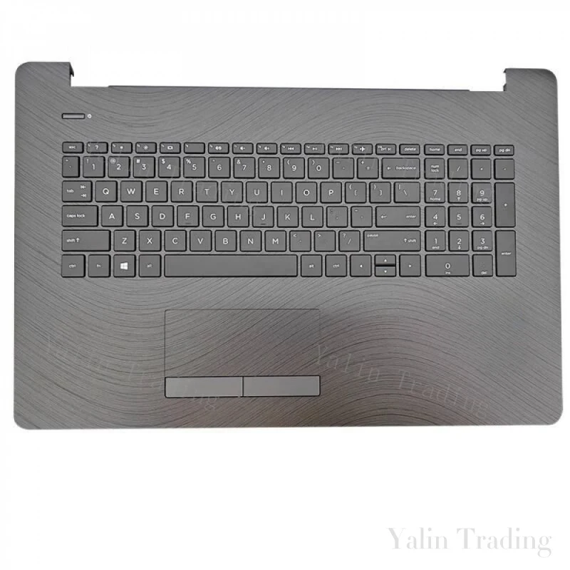 XX+926560-001 Клавиатура с тачпадом и подставкой для рук для ноутбуков HP 17-BS, 17-BR, 17-AK, TPN-W129, TPN-W130, запасная часть