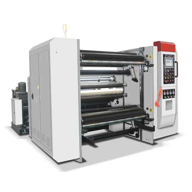 Automatic Unwinding Slitter Rewinder Machine for Kraft Paper Roll High Speed Cutting and Rewinding Equipment Industrial Use