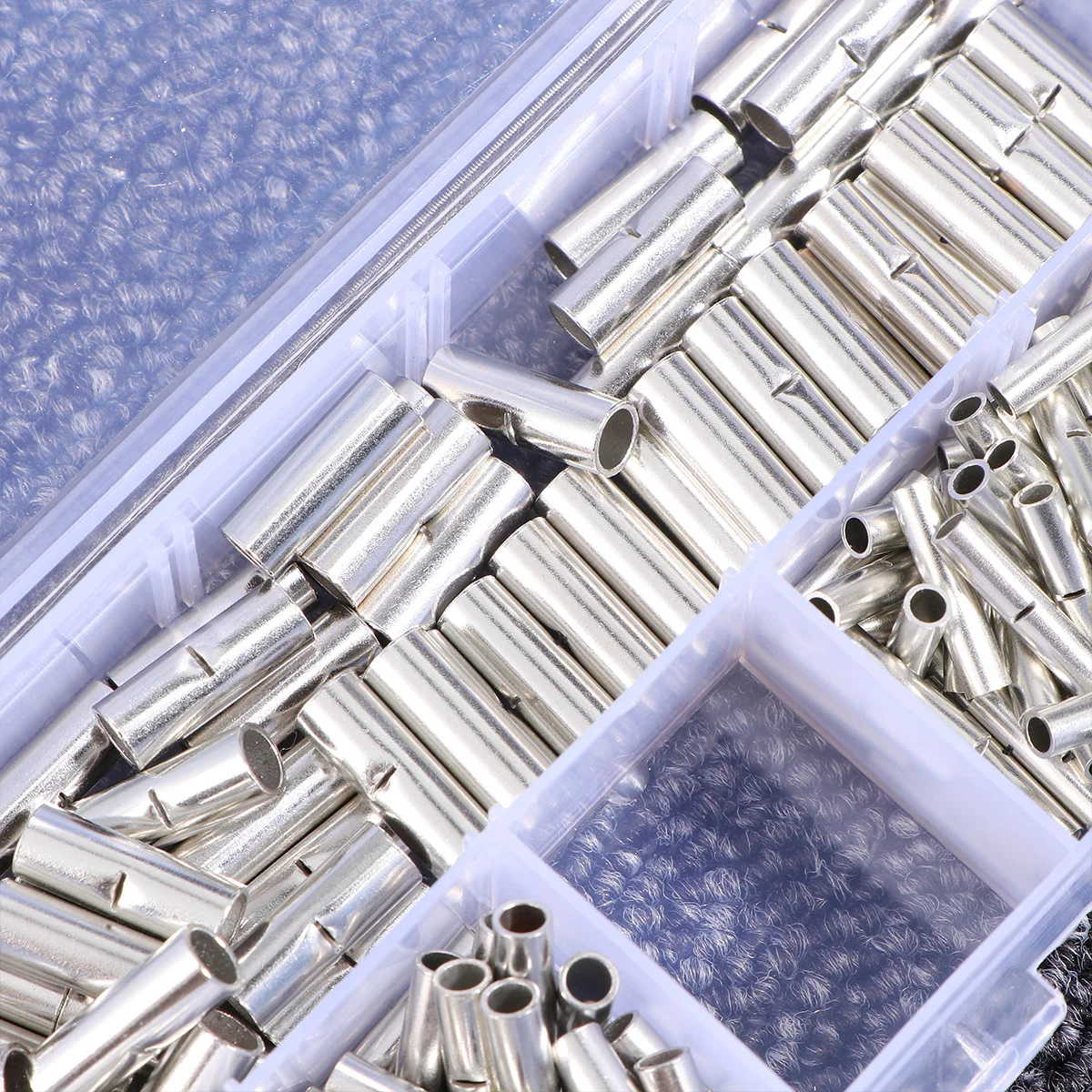 

200 Pcs Naked Terminal Set Wire Connector Terminals Splice Connectors Bare Tinned Crimp