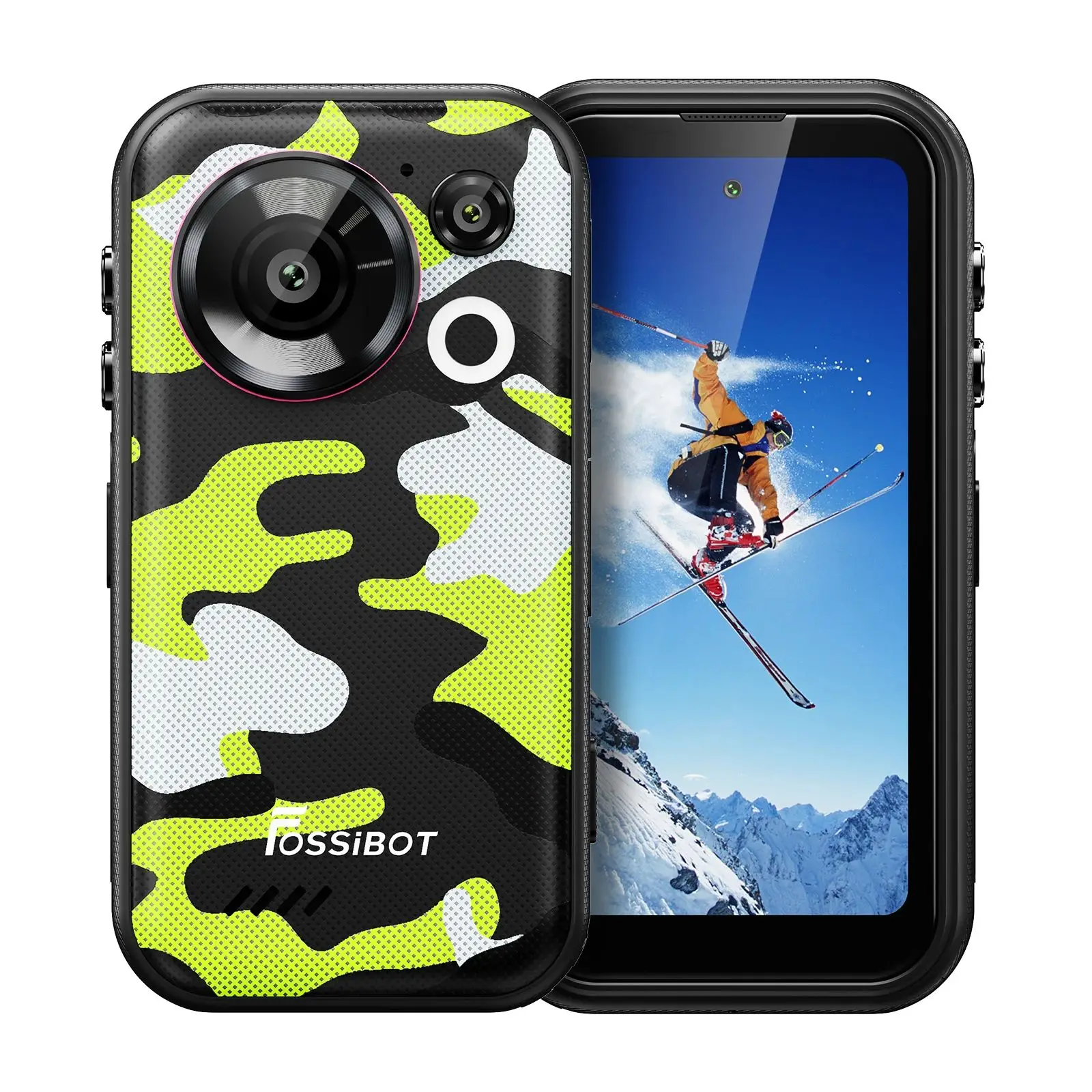 Fossibot F116 pro 5G Rugged Smartphone 12GB RAM 256GB Storage 152.6° Wide-Angle Mini Camera 4-inch Display 3700mAh Battery