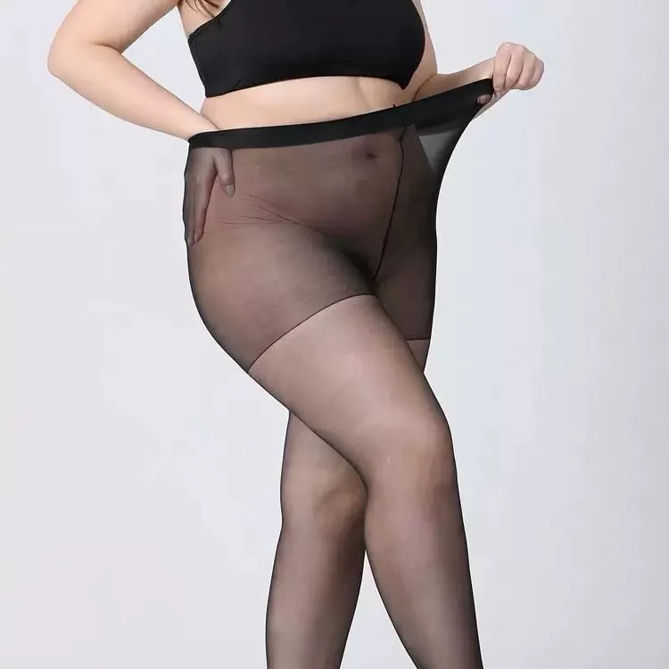 

3D Curvy Women Sexy Ultra Elastic Anti-scrach Stockings Female transparent Leggings Bottom Body Shaper Pantyhose Invisible Tight
