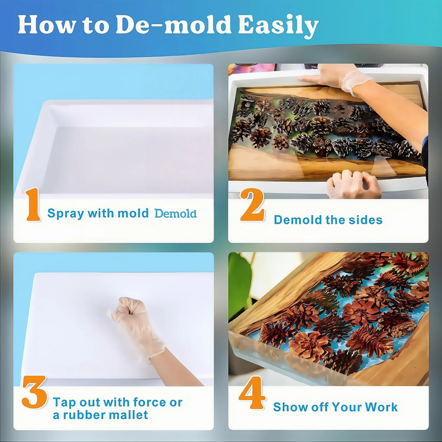 Epoxy Mold Demold Spray, Fast- - огляд і ціна Release Spray Silicone