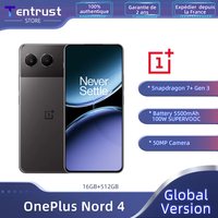 Global Version OnePlus Nord 4 smartphones 5g android 14 Snapdragon 7 Plus Gen 3,100W SUPERVOOC,50MP camera NFC