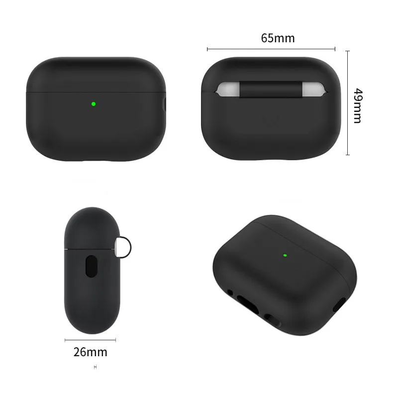 For AirPods Pro 2 Case with Lanyard anti-lost  Protective Cover [Front LED Visible] Silicone Soft Skin Case for AirPods Pro 2