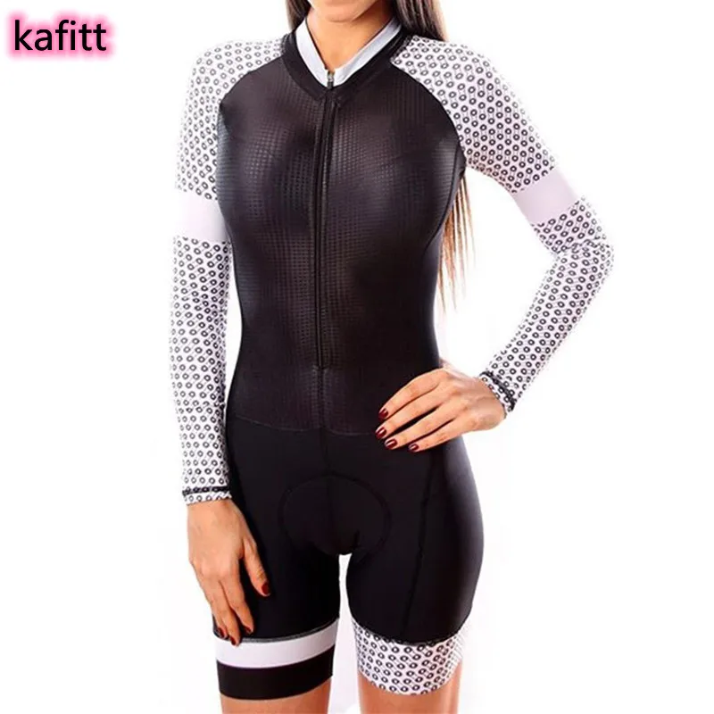 بدلة عمل نسائية برازيلية من قطعة واحدة لركوب الدراجات من KAFITTA، بدلة خريفية بأكمام طويلة، ملابس ركوب الدراجات على الطرق
