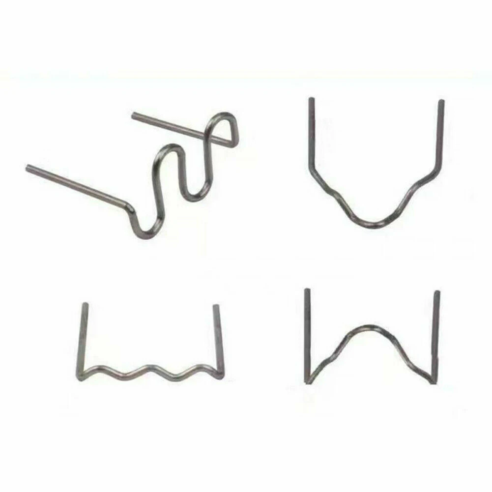 1200 Stuks Lassen Nail Hot Nietmachine Nietjes 0.6/0.8 Mm Voor Plastic Lasser/Auto Bumper Reparatie Melt platte Golf Lassen Soldeerbout