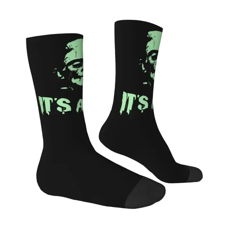 Fun Mens Frankenstein Monster Socks Unisex Comfortable 3D Print Horror Movie Crew Socks